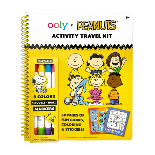 OOLY - OOLY x Peanuts Activity Travel Kit & Double-Ended Markers