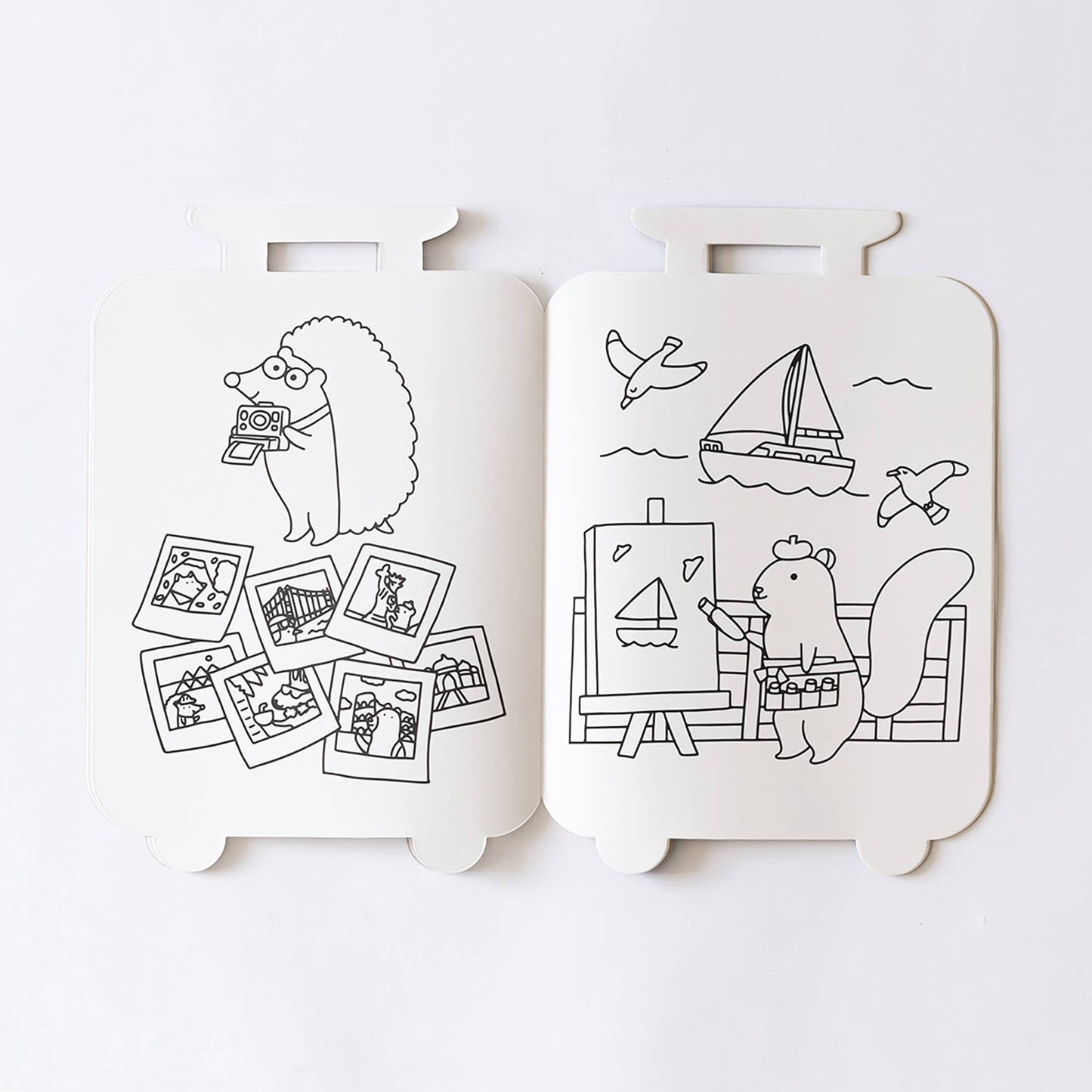 Jaq Jaq Bird - Jumbo Suitcase Paper Coloring Book