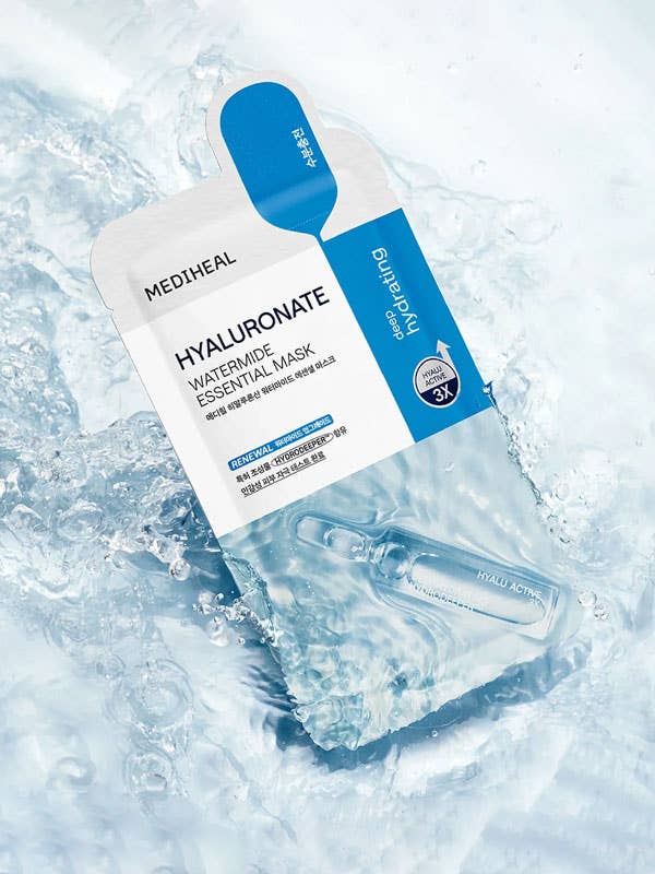Exod International - Mediheal Hyaluronate Watermide Essential Mask 24ml: 1 BOX / 10 PCS