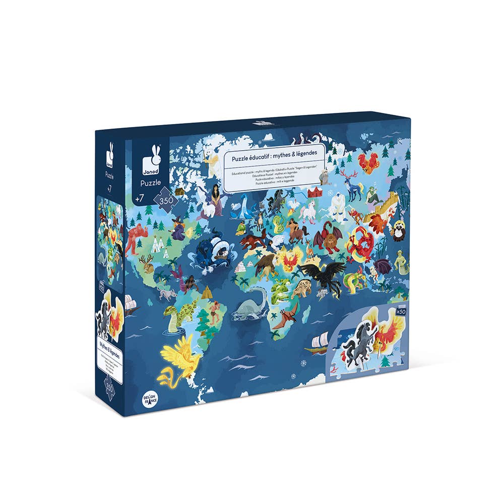 Janod - Educational Puzzle | Myths & Legends | 350 Pcs