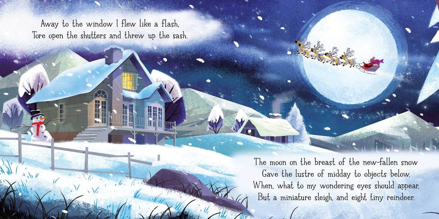 HarperCollins - 'Twas the Night Before Christmas board book : Usborne