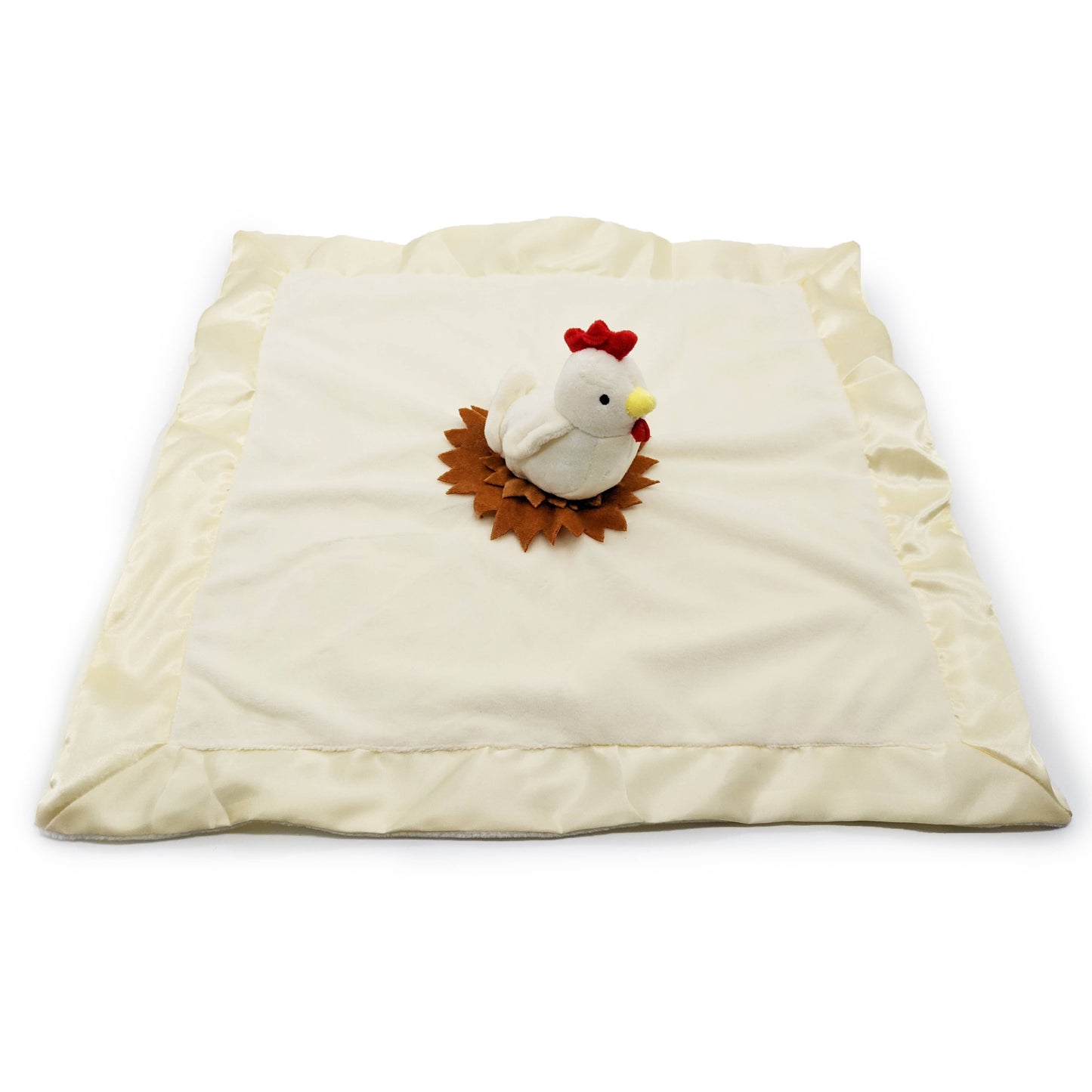 Yikes Twins - Chicken Lovey security blanket for travel and bedtime