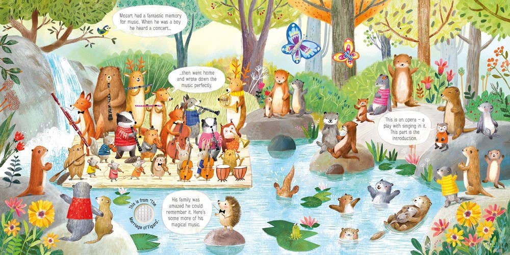 HarperCollins - Animal Orchestra Plays Mozart : Usborne