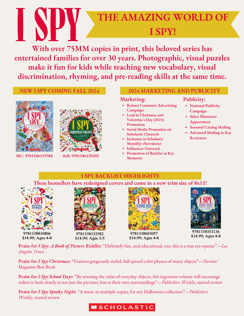 Scholastic - I Spy (Reissue)