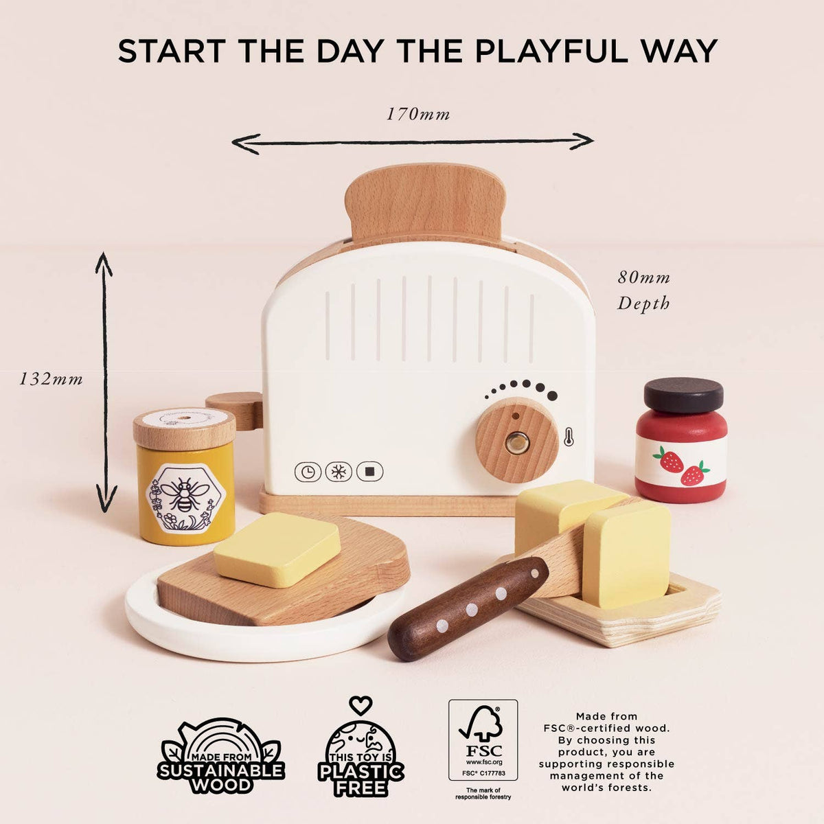 Le Toy Van, Inc. - Pop-up Toaster & Breakfast Set