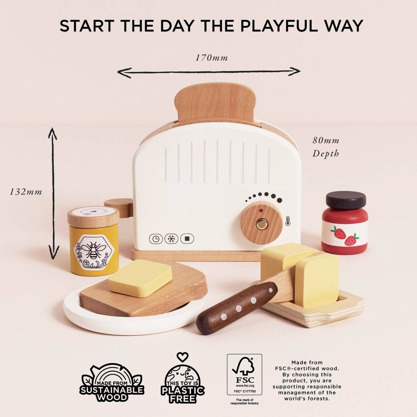 Le Toy Van, Inc. - Pop-up Toaster & Breakfast Set