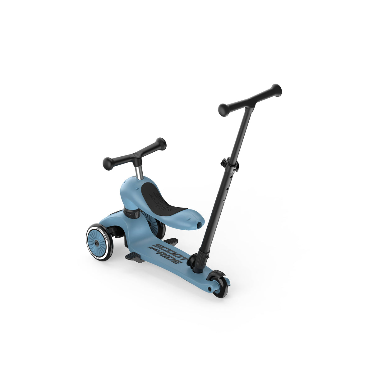 Scoot & Ride - HighwayKick 1 Push & Go Scooter and Ride On Toy: Steel