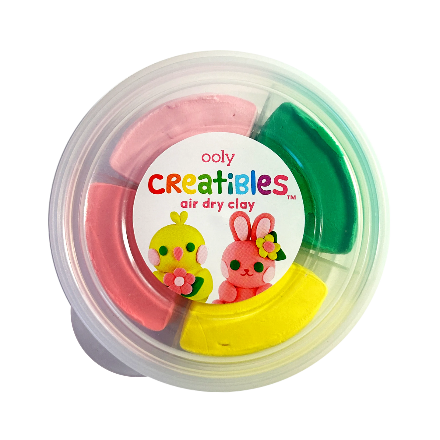 OOLY - Creatibles: Air Dry Clay BFFs Kit - Garden Pals (Set of 4 Co