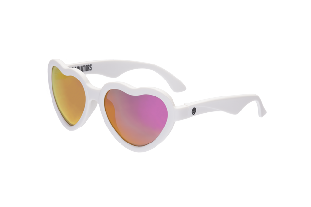 Babiators - Polarized Heart Sunglasses: Ages 3-5 / Sweetheart Heart - Polarized with Mirrored Lens