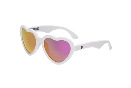 Babiators - Polarized Heart Sunglasses: Ages 3-5 / Sweetheart Heart - Polarized with Mirrored Lens