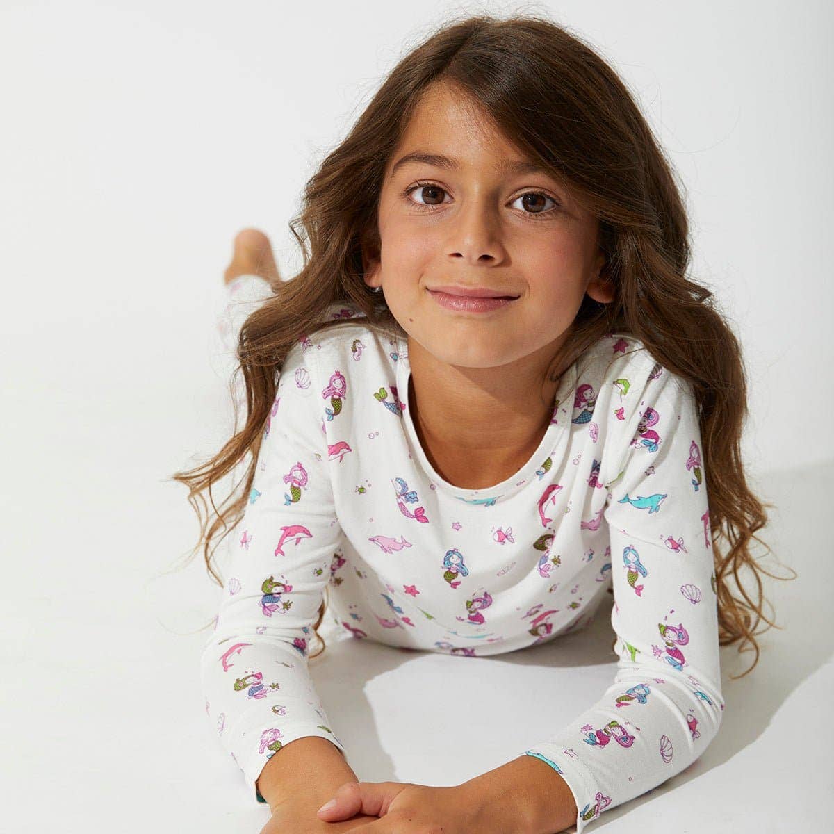 Bellabu Bear - Mermaid Bamboo Kids Pajamas: 3T