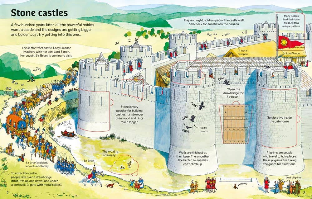 HarperCollins - See Inside Castles : Usborne