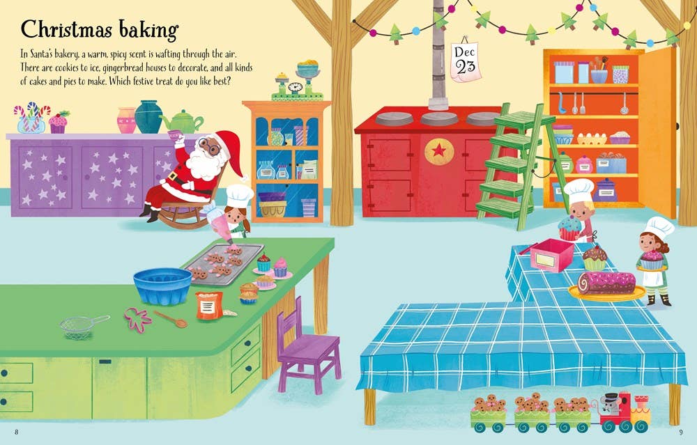 HarperCollins - First Sticker Book Christmas : Usborne