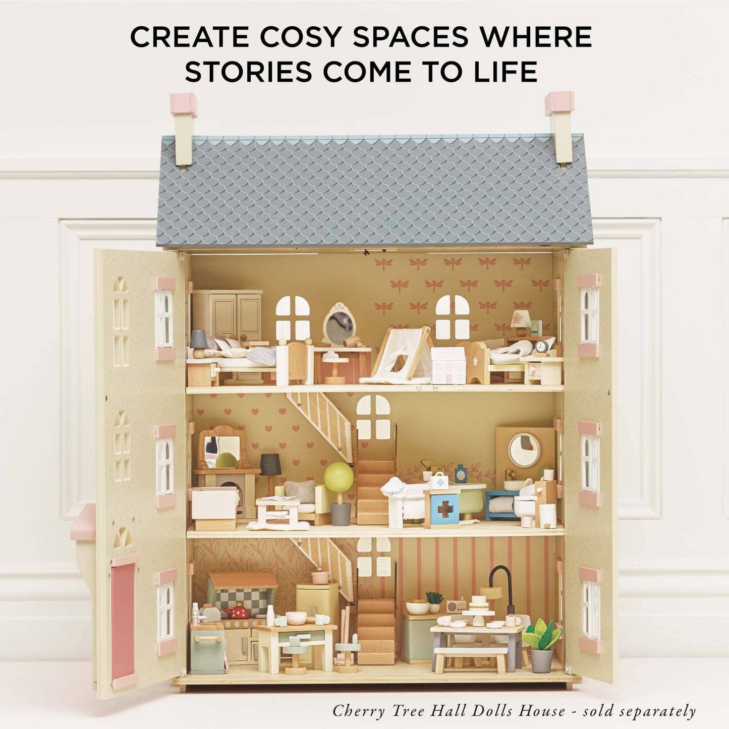 Le Toy Van, Inc. - Wooden Dolls House Child's Bedroom Furniture
