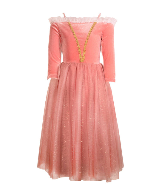 Joy Costumes by Teresita Orillac - Princess Briar Rose pink costume dress: M (6-8 years)