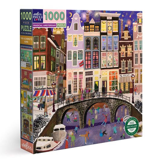 eeBoo - Magical Amsterdam 1000 Piece Puzzle *HOLIDAY*