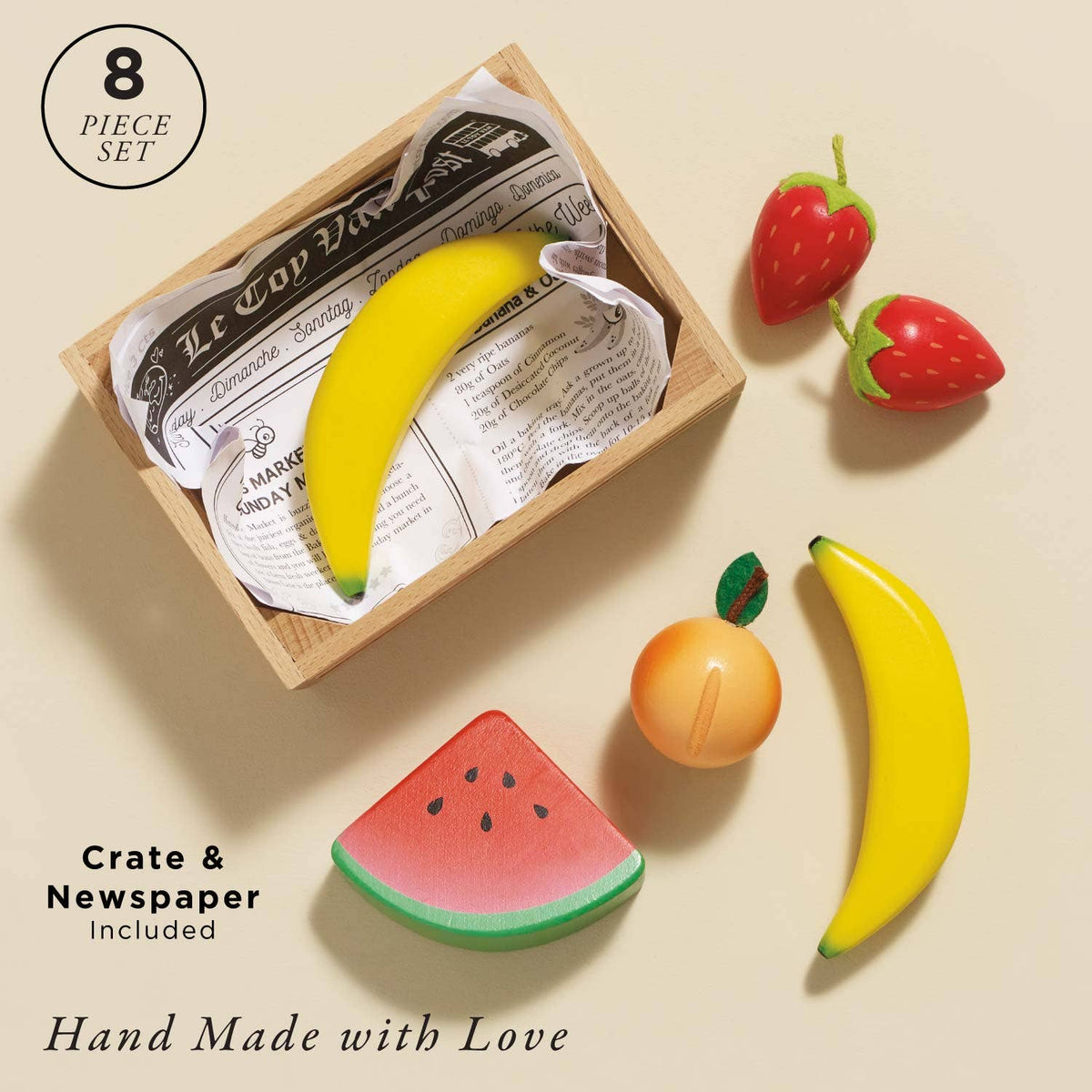 Le Toy Van, Inc. - Smoothie Fruit Wooden Market Crate