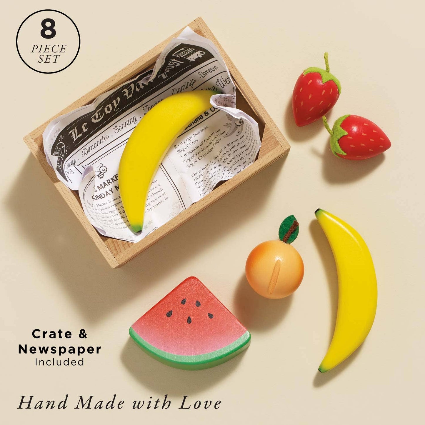 Le Toy Van, Inc. - Smoothie Fruit Wooden Market Crate