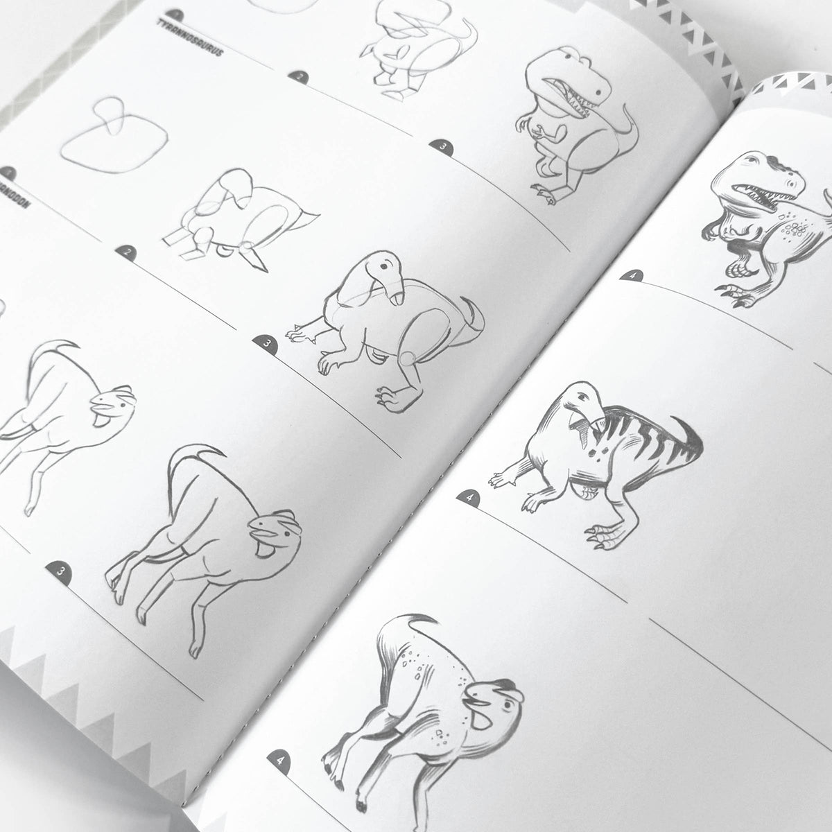 eeBoo - Learn to Draw Dinosaurs with Stickers