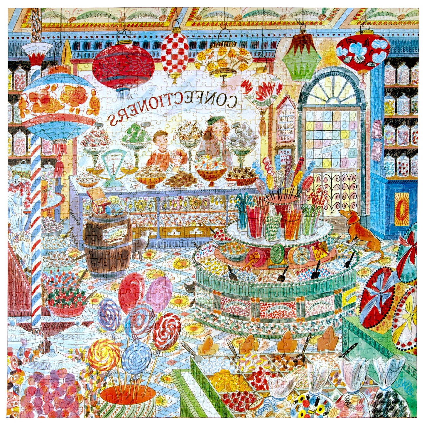 eeBoo - Sweet Shoppe 1000 Piece Puzzle