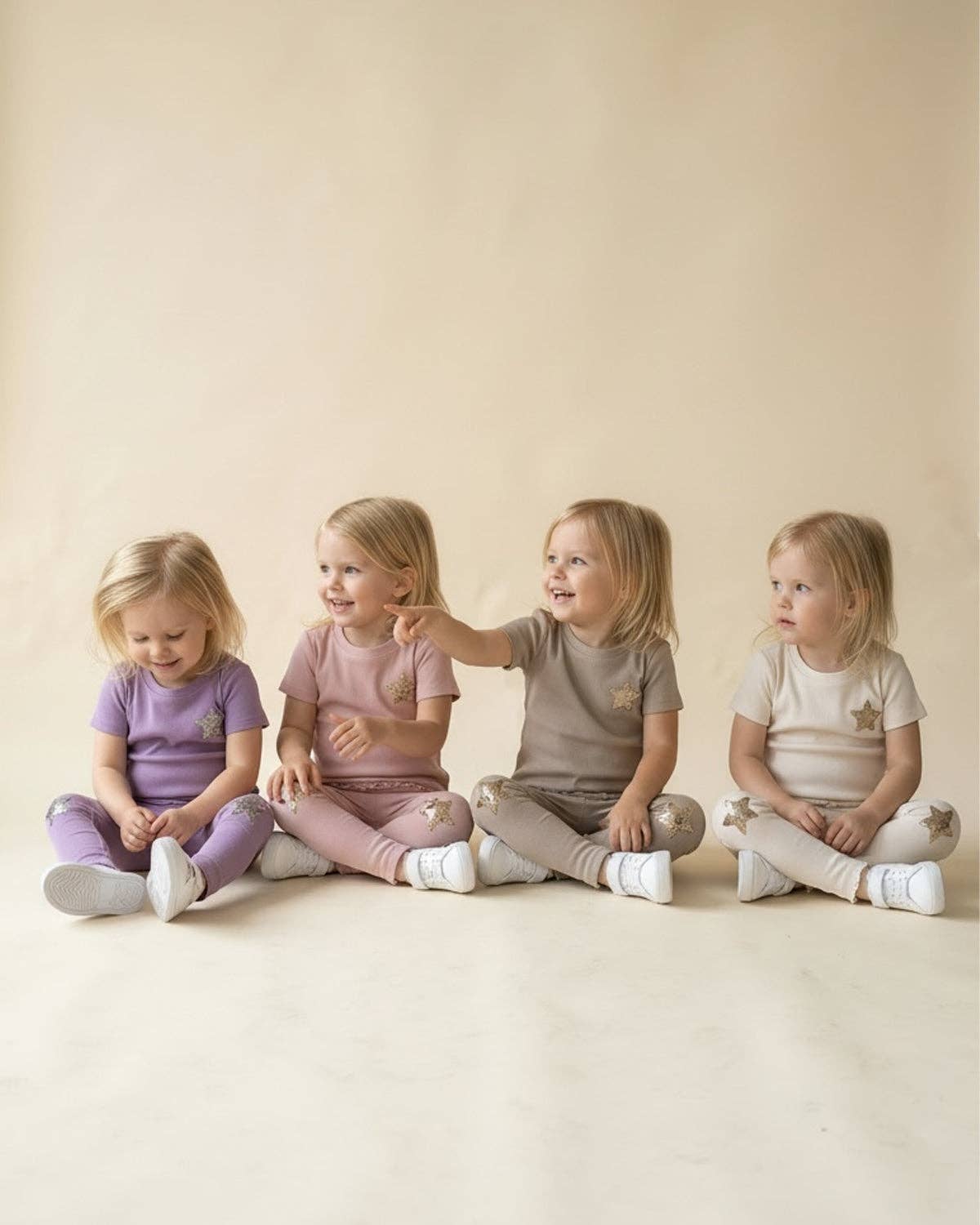 Petite Hailey - Hailey Star Leggings: Lilac / 8