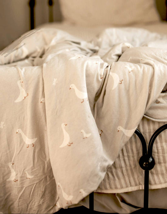 gunamuna - SS26 CLOUD BLANKET: Goose / Toddler / 0.5