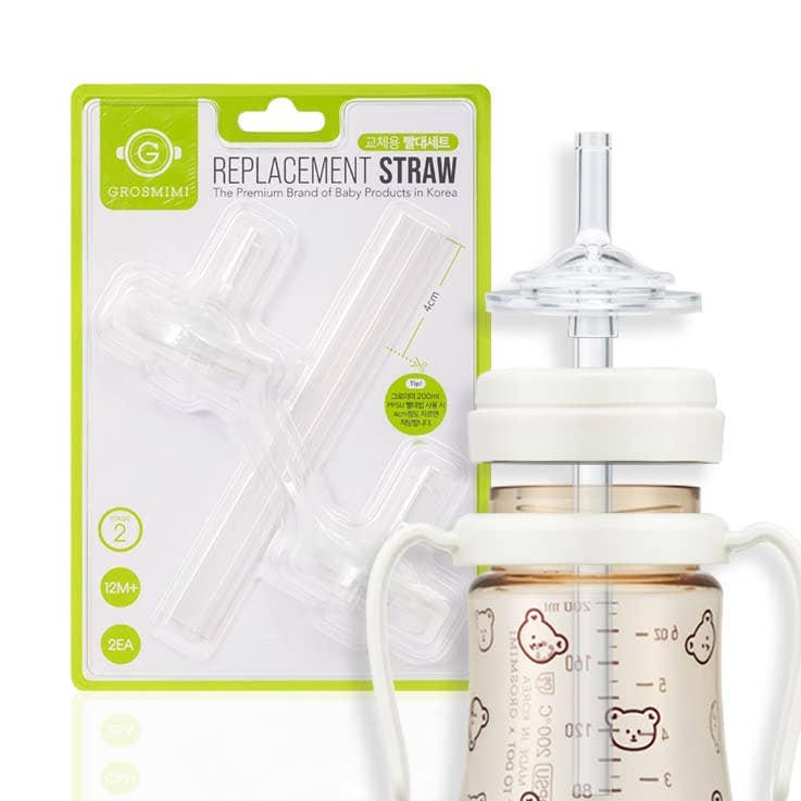 Grosmimi (zezebaebae) - Grosmimi Replacement Straw Kit Stage 2 (12M+)