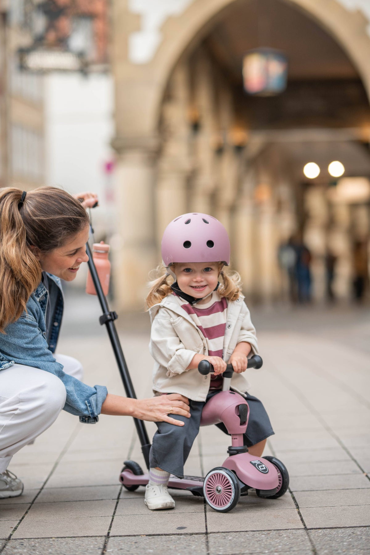 Scoot & Ride - HighwayKick 1 Push & Go Scooter and Ride On Toy: Ash