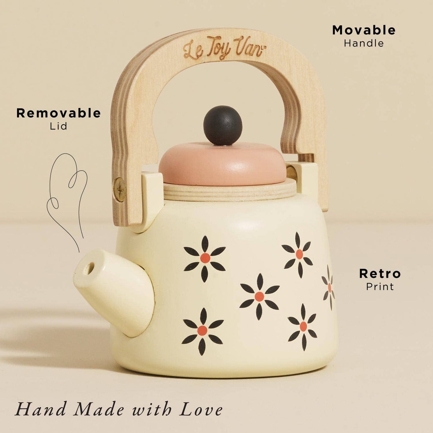 Le Toy Van, Inc. - Vintage Wooden Role Play Kettle