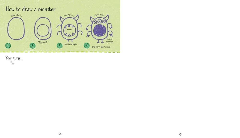 HarperCollins - Step-By-Step Drawing Book : Usborne