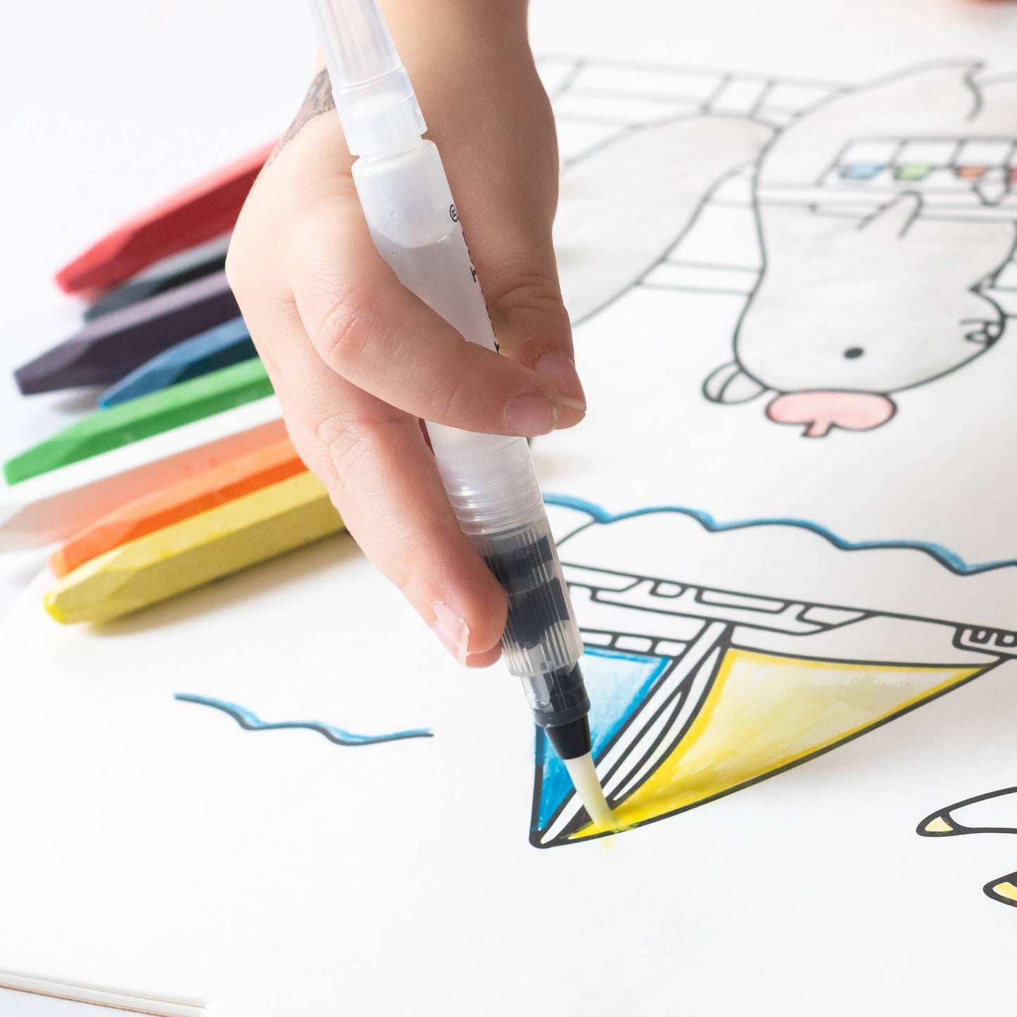Jaq Jaq Bird - Jumbo Suitcase Paper Coloring Book