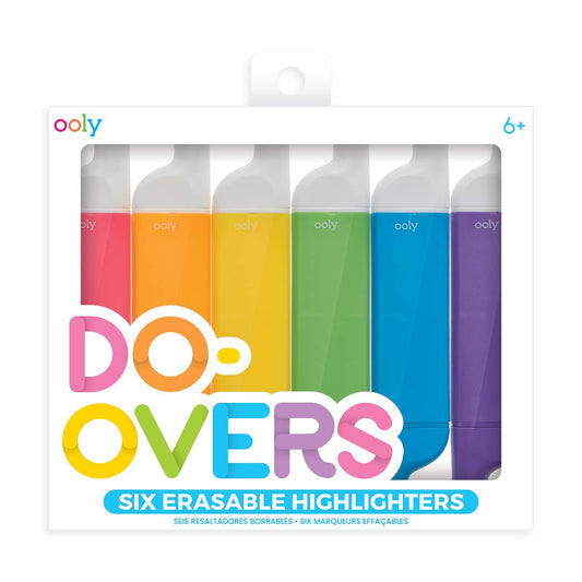 OOLY - Do-Overs: Erasable Highlighters (Set of 6)