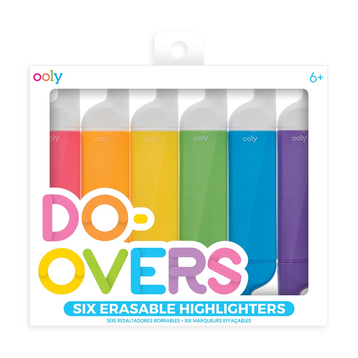 OOLY - Do-Overs: Erasable Highlighters (Set of 6)