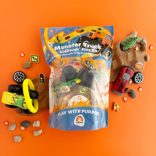Earth Grown KidDoughs (KidDoughs by EGKD) - Monster Truck KidDough Play Kit