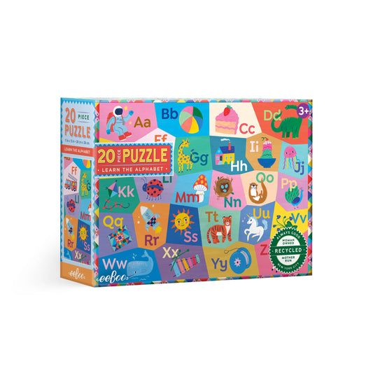 eeBoo - Learn the Alphabet 20 Piece Puzzle
