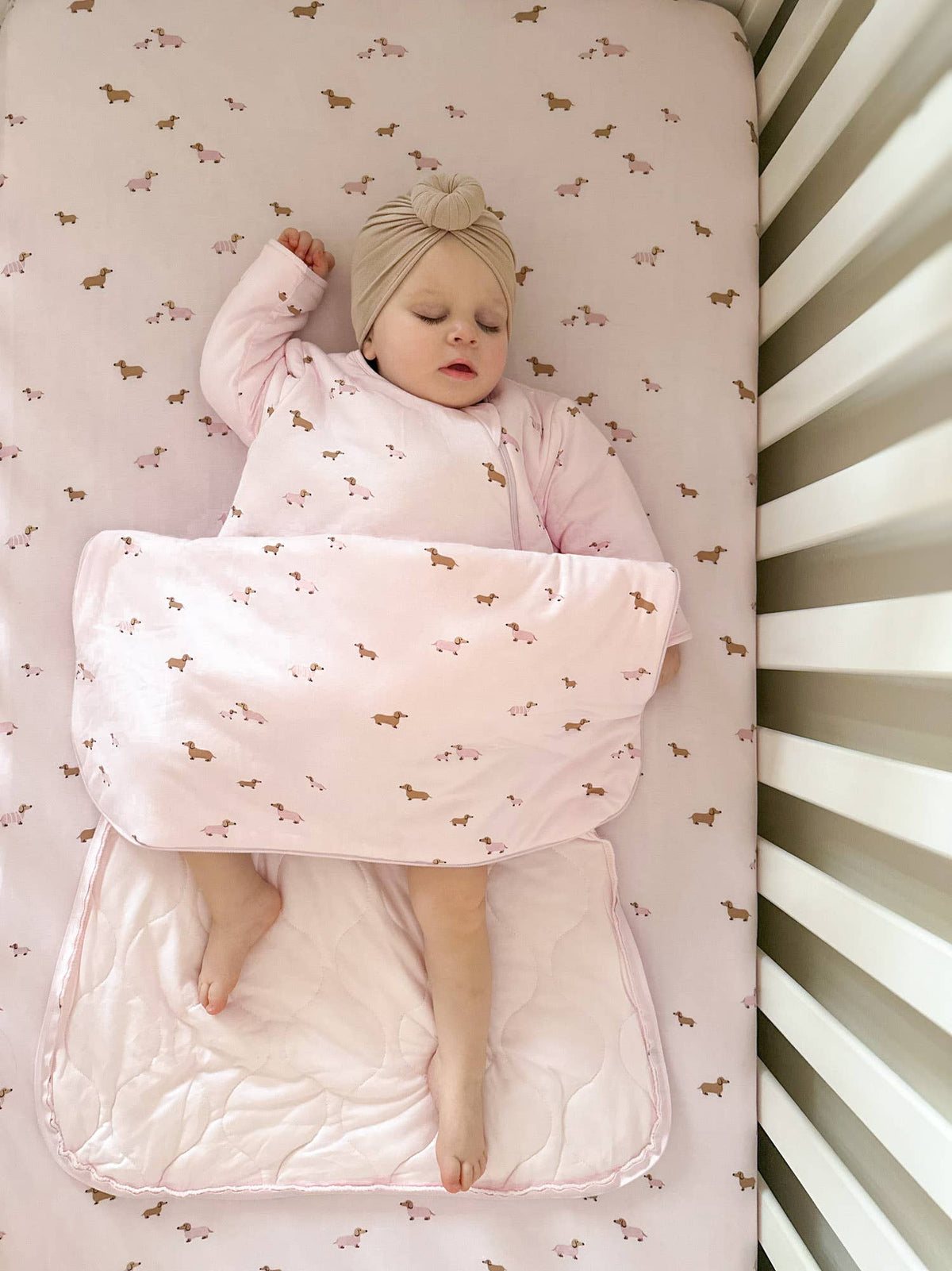 gunamuna - FW26 Long Sleeve Sleep Sack 2.5: Woof / 24-36m