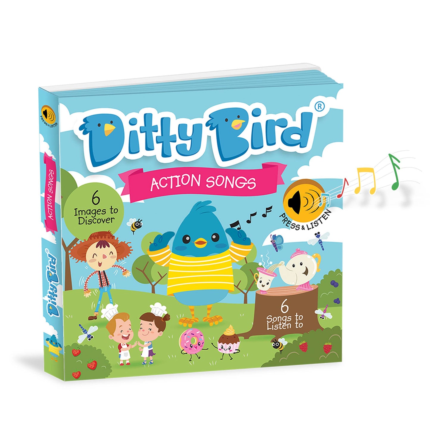 Ditty Bird - Ditty Bird Sound Book BESTSELLER Motor Skills: Action songs