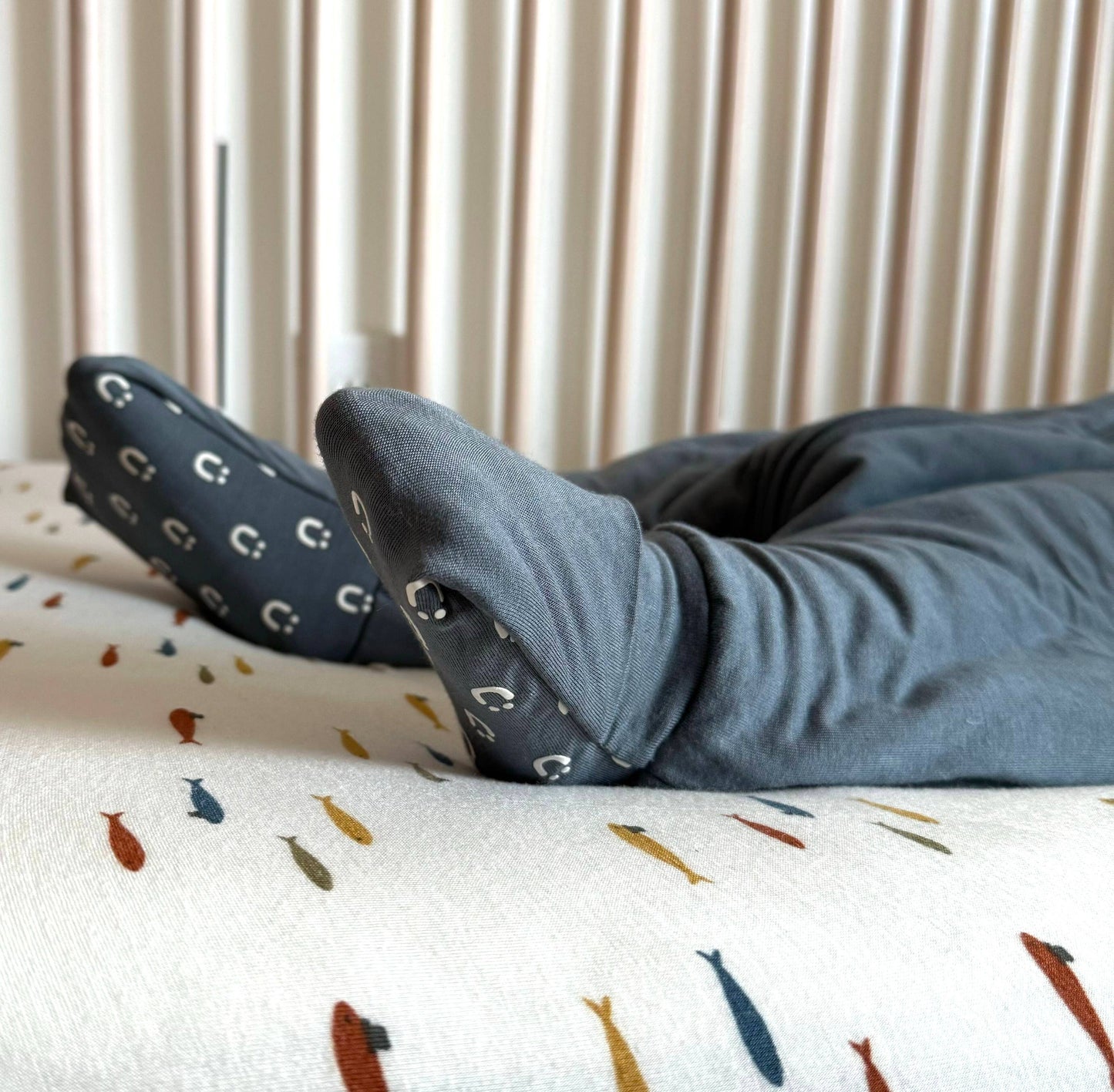 gunamuna - SS26 FOOTIE SLEEP BAG: Baseball goose / 18-36M / 0.5