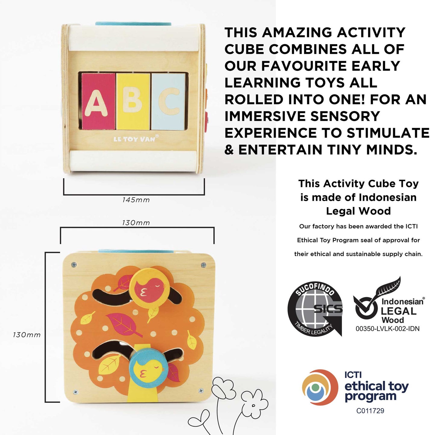 Le Toy Van, Inc. - Activity Wooden Cube