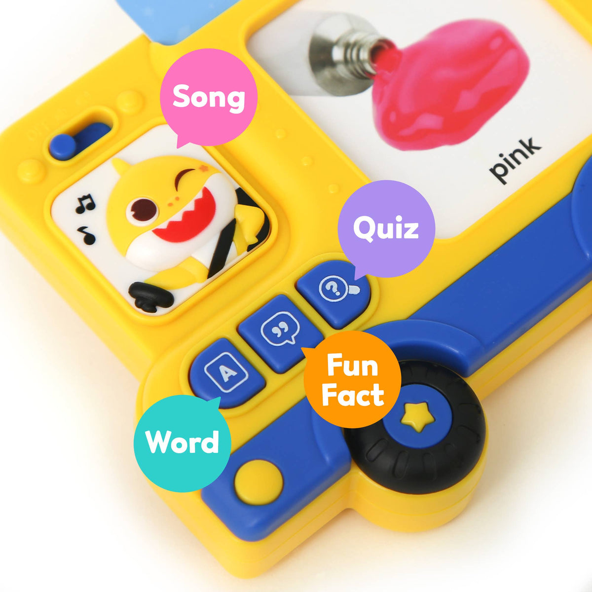 Pinkfong USA - Pinkfong Baby Shark Flash Card Learning Bus Sound Pad