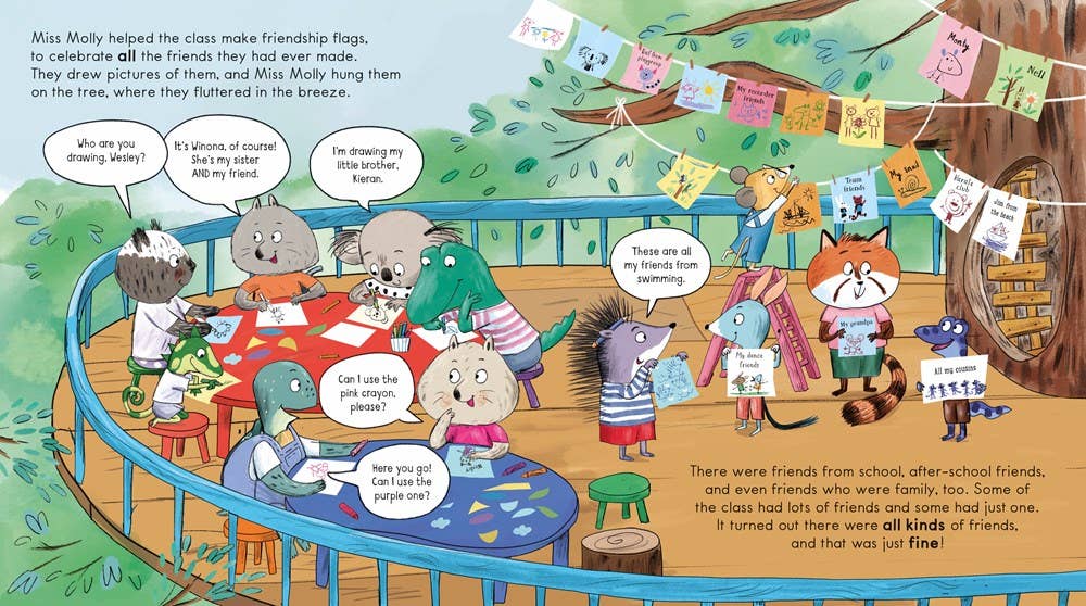 HarperCollins - Miss Molly's School Of Making Friends : Usborne