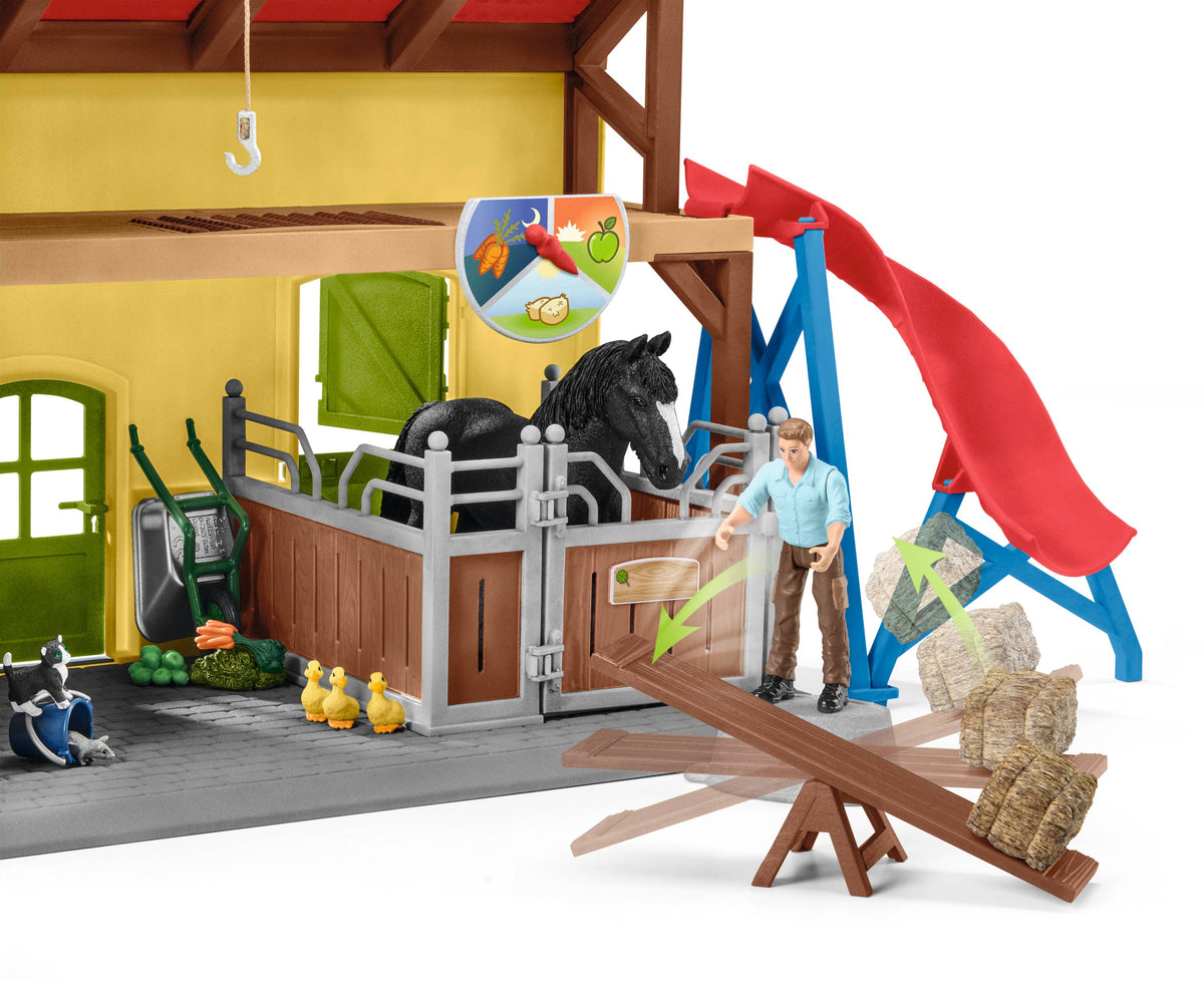 Schleich - Horse Stable Farm Play Set