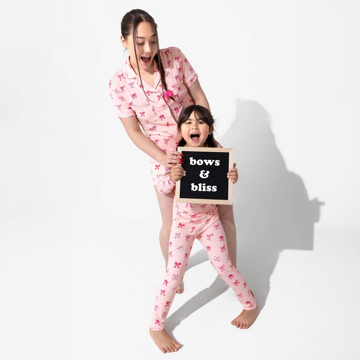 Bellabu Bear - Take A Bow Bamboo Kids Pajamas: 6Y