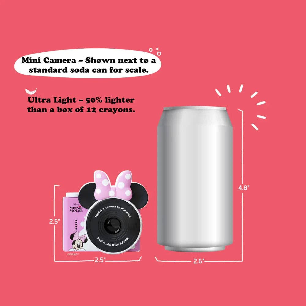 kiimento (formerly Kidamento) - Disney Minnie Mouse Mini Camera