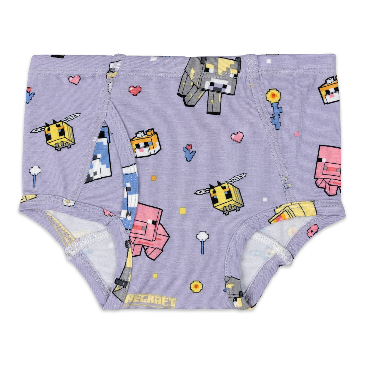 Bellabu Bear - Minecraft Bamboo Boy's Underwear 7-Pack: 4/5T