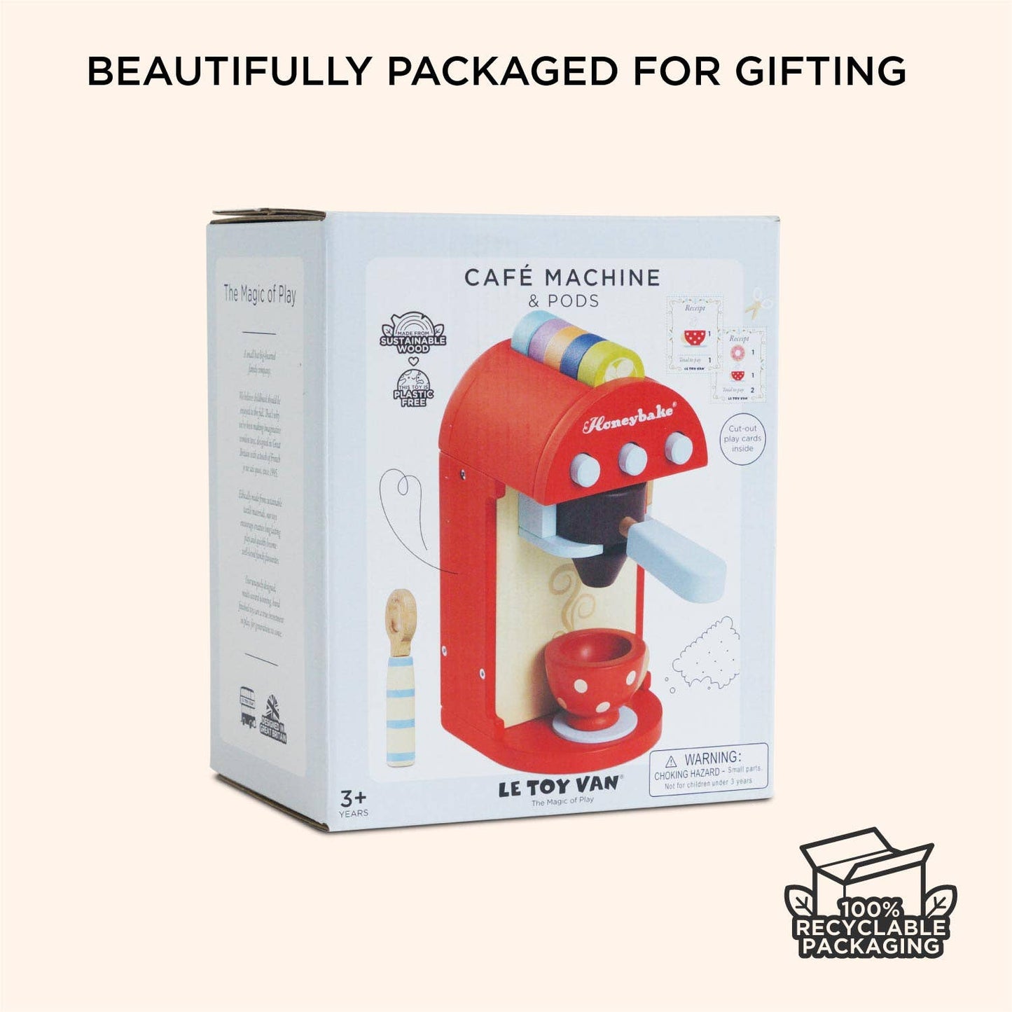 Le Toy Van, Inc. - Wooden Toy Coffee Machine & Pods