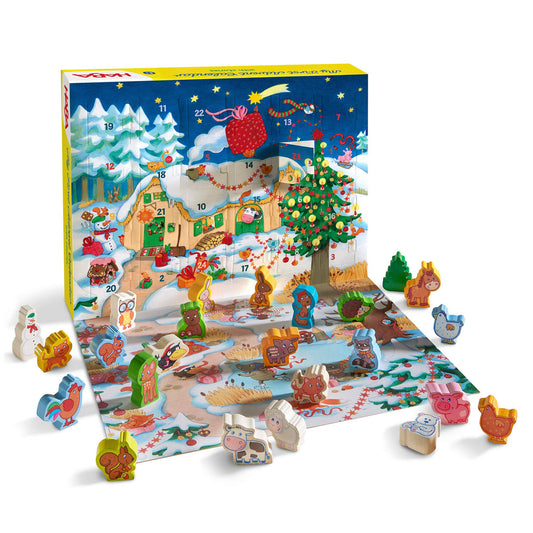HABA USA - My First Games Advent Calendar - Farmyard Animals - Pack of 6