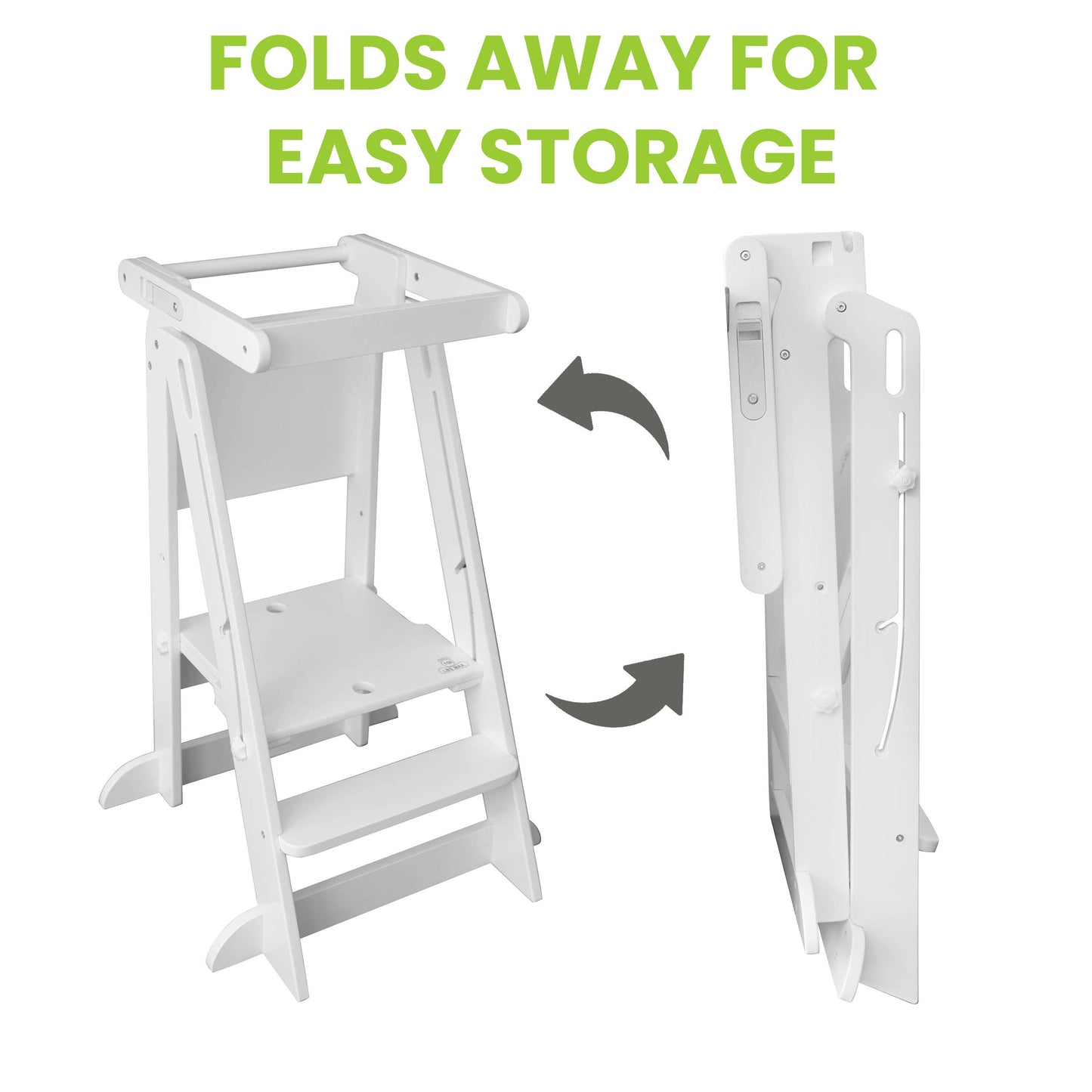 Little Partners - Learn 'N Fold Learning Tower® Toddler Tower: Natural