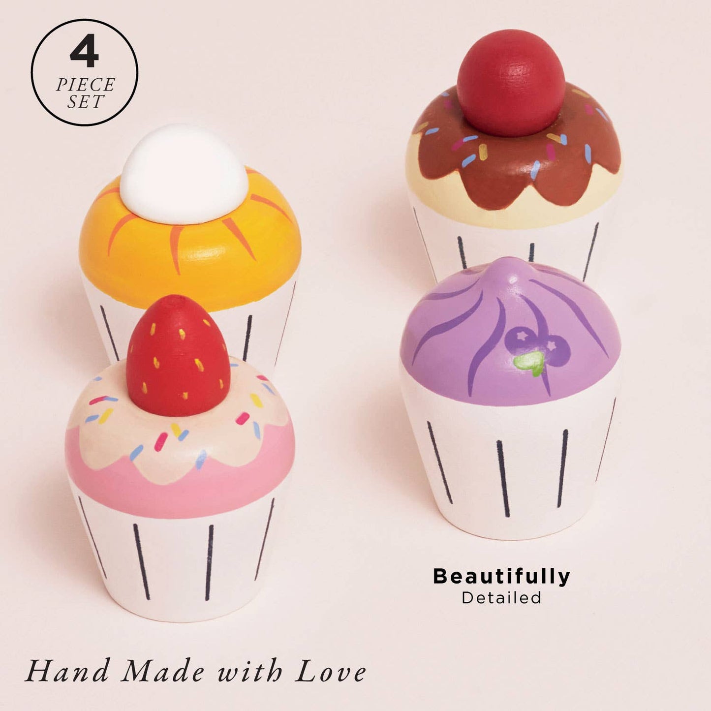 Le Toy Van, Inc. - Wooden Cupcake Play Food Set