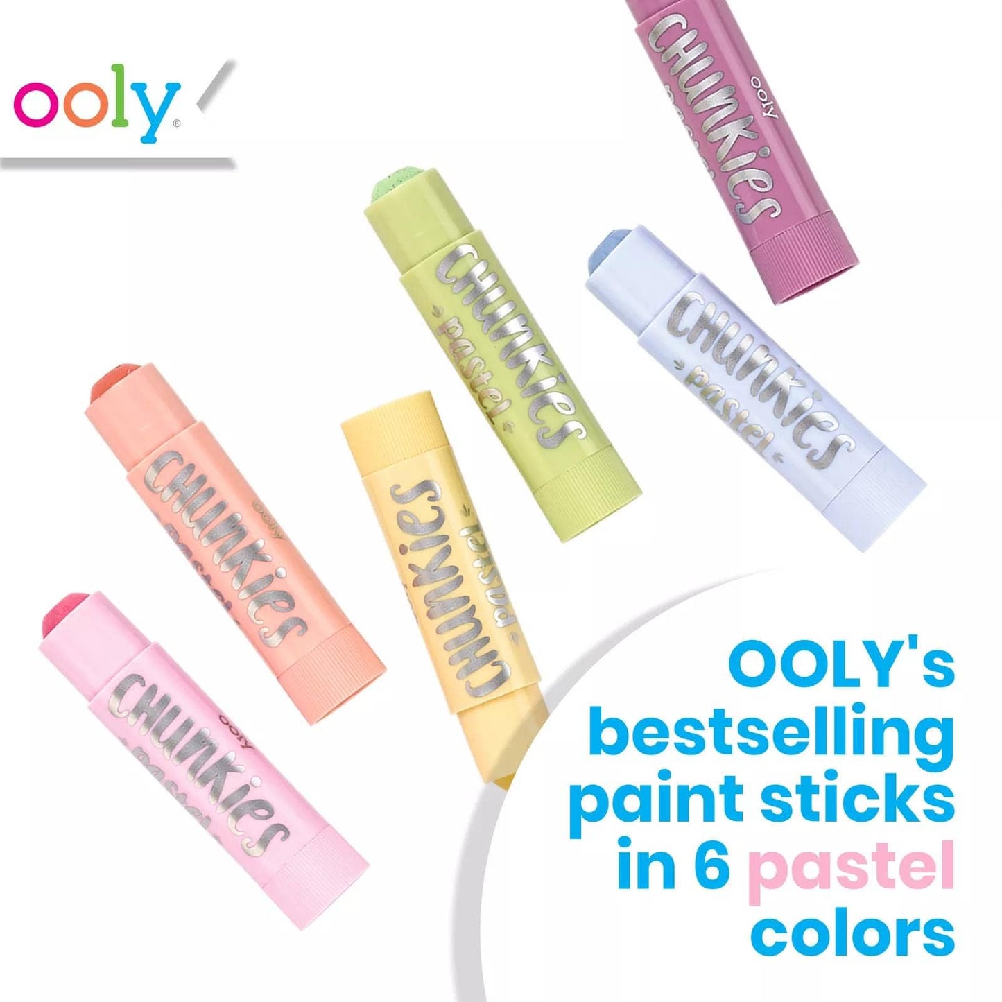 OOLY - Chunkies Paint Sticks: Pastel - Set of 6